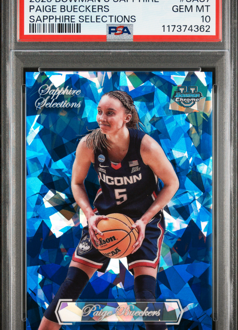 2023 Bowman University Chrome Sapphire Selections Paige Bueckers #SAS7 PSA 10