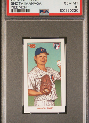 2024 Topps 206 Piedmont Shota Imanaga PSA 10 2024 Topps 206 Shota Imanaga Piedmont PSA 10