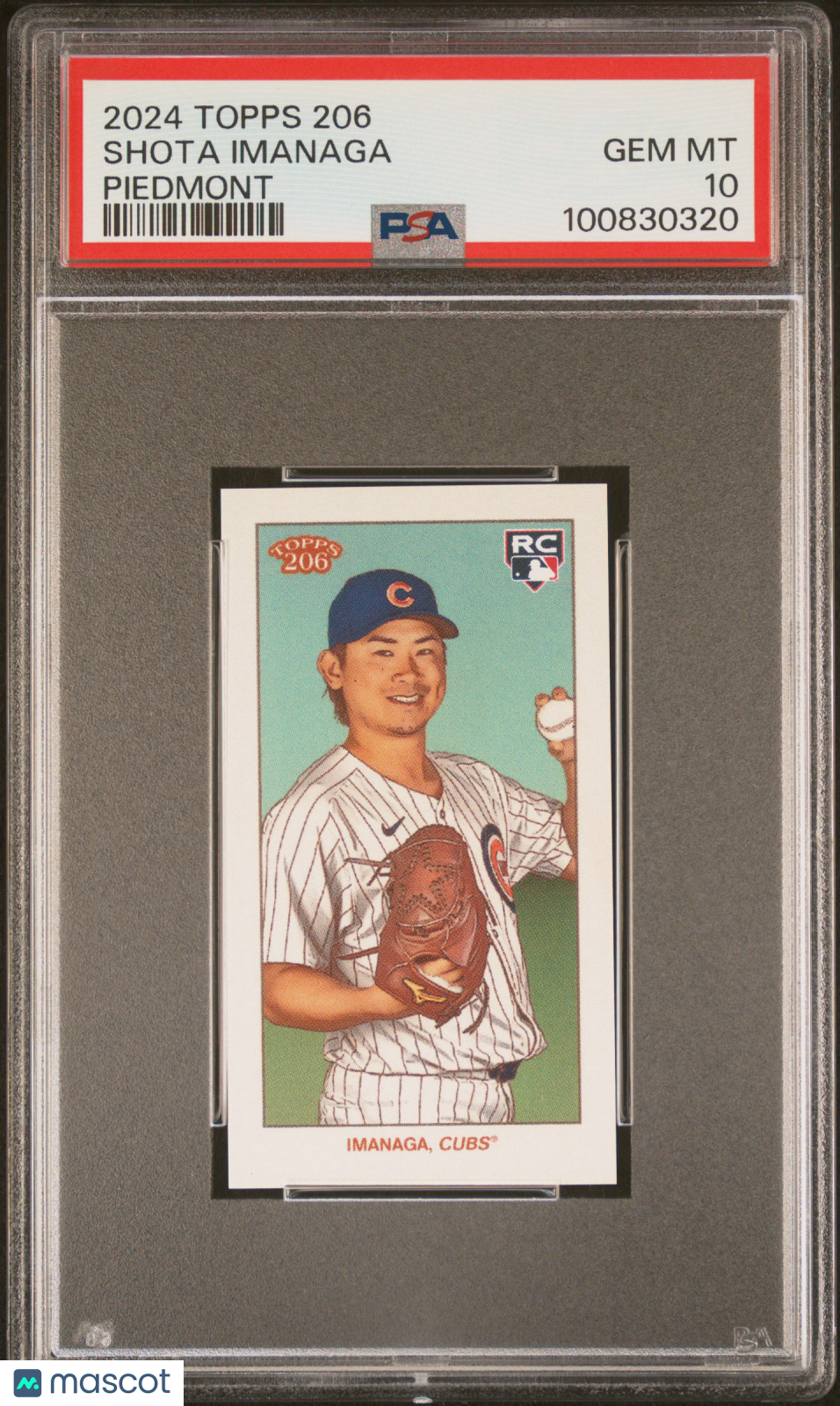 2024 Topps 206 Piedmont Shota Imanaga PSA 10 2024 Topps 206 Shota Imanaga Piedmont PSA 10