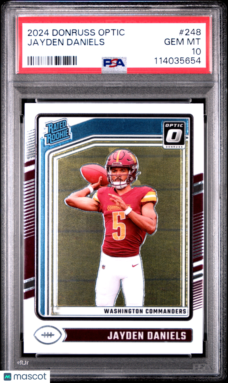2024 Panini Donruss Optic Jayden Daniels #248 PSA 10