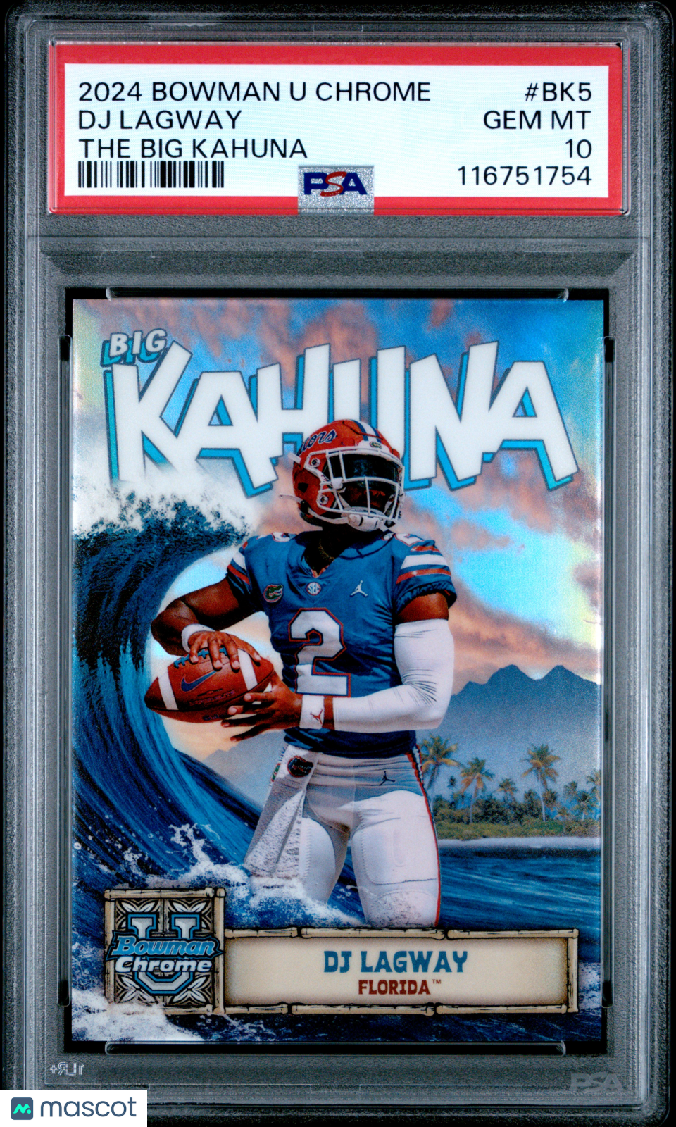 2024 Bowman University Chrome The Big Kahuna DJ Lagway #BK5 PSA 10