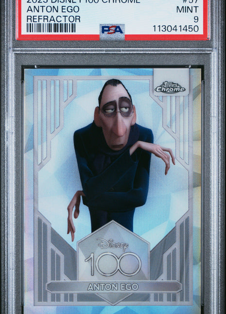 2023 Topps Chrome Disney100 Anton Ego #57 PSA 9