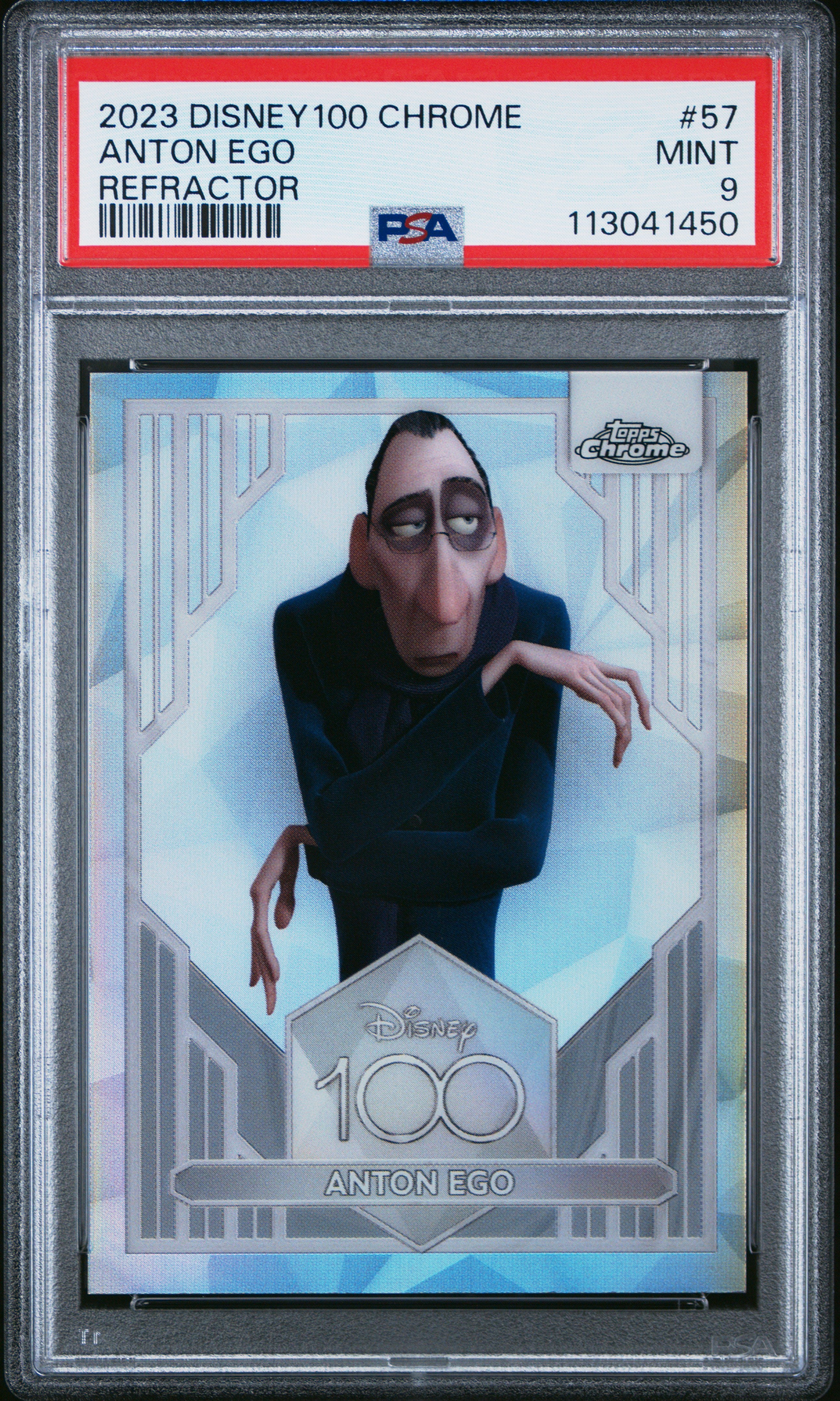 2023 Topps Chrome Disney100 Anton Ego #57 PSA 9