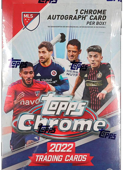 2022 Topps Chrome MLS Major League Soccer Hobby Box