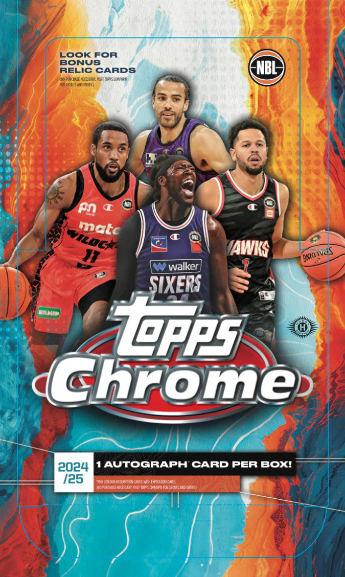 2024/25 Topps Chrome NBL Hobby Box