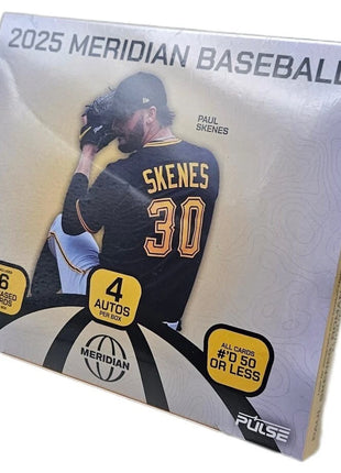 2025 Pulse Meridian Baseball Hobby Box 4 Encased #'ed Autographs Per Box