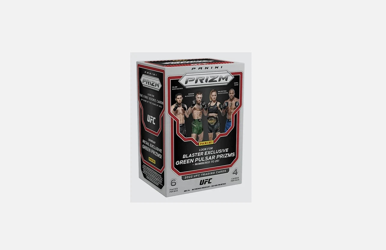 2022 Panini Prizm UFC 6-Pack Blaster Box (Green Pulsar Prizms!)