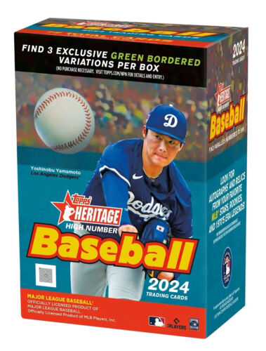 2024 Topps Heritage High Number Baseball 8-Pack Blaster Box